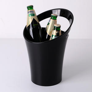3.2L Oem Costom logo Party Bar Ktv Acrylique Blanc Glace Impériale Refroidisseur de Bouteille <span class=keywords><strong>Champagne</strong></span> Bière Cola Vin Seau à Glace en Plastique - Product Image 3