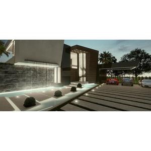Villa moderna con estructura de acero ligero y diseño de techo plano para uso residencial - Product Image 2