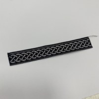 Étiquette tissée personnalisée pour vêtements, texture douce, lavable
