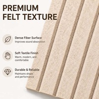 Pannello Pubblicitario Rettangolare in Feltro Puro con Texture a Linee Verticali, Stile Nordico, per Camerette Bambini, Personalizzabile nei Colori, per Esposizione a Parete - Vendita all'Ingrosso