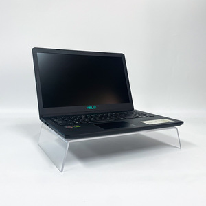 Acrylic Laptop <b>Stand</b> U Shaped Desktop Organizer Thickened Computer Monitor <b>Riser</b> Office <b>Desk</b> Shelf Minimalist Design - Product Image 1