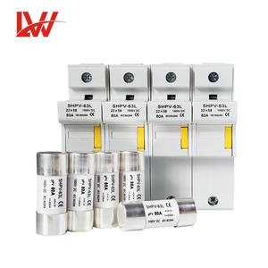 Fusible basse tension DC 1000V porte-fusible 22x58 1P-4P 63A 80A 100A 125A - Product Image 6