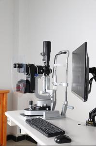 Kanghua 5 pasos Oftalmología biomicroscopia ojo seco analizador lámpara de hendidura para <span class=keywords><strong>optometrista</strong></span> - Product Image 3