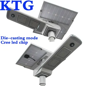 2021 Hot sale intelligent lot lights dc 12v solar accessories 50w 2-in-1 solar street light luminaria solar 150 w 180lm/w