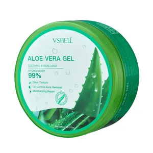 99% Pure Organic Aloe Vera Gel For Face Body Scalp Hair After Sun Relief Skin Care Multipurpose Moisturizer Soothing Aloe Gel