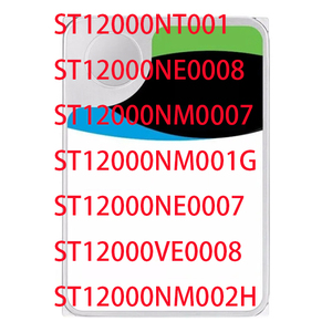 ฮาร์ดดิสก์ไดรฟ์สำหรับพีซี NAS ขนาด 12TB รุ่น ST12000NT001 ST12000NE0008 ST12000NM0007 ST12000NM001G ST12000NE0007 ST12000VE0008 ST12000NM002H - Product Image 1