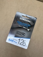 Flashdisk Samsung BAR Plus 128GB Grosir, Bodi Metal, Penyimpanan Eksternal U Disk untuk Transfer Data PC Laptop