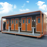 Toilettes portables en tôle galvanisée, écologiques, faciles à installer, durables pour les lieux publics et les attractions touristiques