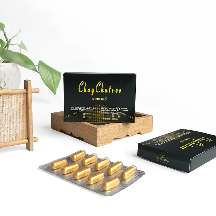 Factory wholesale herbal medicine men's health boxed gold capsule