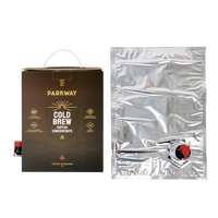 Sac souplesse aseptique recyclable personnalisé de 5 litres avec valve pour huile extra vierge, pâte de fruits, sirop enzymatique, huile d'olive comestible - NY/PE+PE