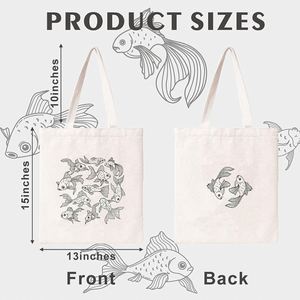 Sac fourre-tout personnalisé, recyclable et réutilisable, en toile de coton, couleur naturelle, avec poche, logo imprimé, sacs de shopping promotionnels personnalisés - Product Image 2