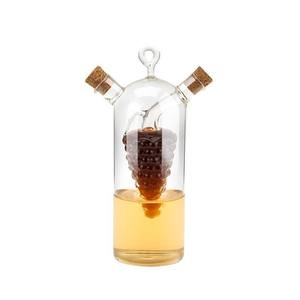 Distributeur d'<span class=keywords><strong>huile</strong></span> en verre borosilicate 2 en 1 pour la <span class=keywords><strong>cuisine</strong></span>, organisateur en forme de <span class=keywords><strong>raisin</strong></span>, bouteille d'<span class=keywords><strong>huile</strong></span>, de vinaigre et de sauce scellée - Product Image 4