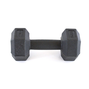 <span class=keywords><strong>Kit</strong></span> d'haltères en caoutchouc hexagonal noir bon marché en gros d'équipement <span class=keywords><strong>de</strong></span> gymnastique à vendre - Product Image 6