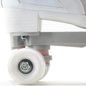 Hermosos Patines de Patinaje de Velocidad sobre <span class=keywords><strong>Pista</strong></span> Corta, <span class=keywords><strong>Mini</strong></span> Patines Duros con Certificación EN13899, Talla 6.5 para Mayores de 4 Años - Product Image 3