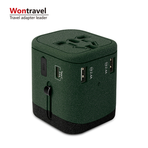 2019 adaptador de viaje Universal de 100 <span class=keywords><strong>a</strong></span> 240V convertidor de puerto de Reino Unido es nos enchufe de la UE USB tipo <span class=keywords><strong>C</strong></span>. - Product Image 1