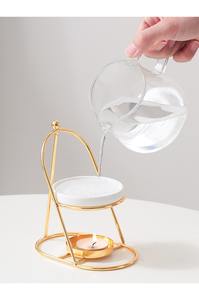 Brûleurs d'huiles essentielles en céramique <span class=keywords><strong>de</strong></span> luxe en gros, brûleurs <span class=keywords><strong>de</strong></span> cire fondue, porte-bougies chauffe-plat, diffuseurs parfumés, décorations pour la maison aux meilleurs prix - Product Image 6