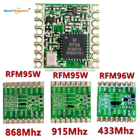 1000 pièces/bobine Original RFM95 RFM95W-915S2 915Mhz RF émetteur-récepteur LoRa Module SX1276 pour l'Amérique du Nord, Royaume-Uni, Corée, Japon