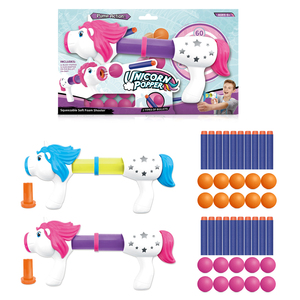 Vendita calda 2 in 1 pistola a sfera in schiuma softair per bambini nerfgun schiuma freccette pistole tiro pistola giocattoli - Product Image 3