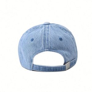 Gorra de Béisbol Clásica de Mezclilla, Estilo Deportivo Urbano, Gorra de Golf para Exteriores, Gorra Suave Tipo Dad Hat - Product Image 5