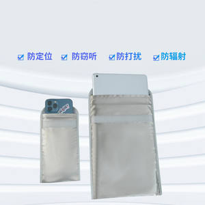 Bloqueur de Signal de téléphone portable étui de protection anti-rayonnement pochette IC carte magnétique empêcher la démagnétisation sac <span class=keywords><strong>Faraday</strong></span> anti-suivi - Product Image 4
