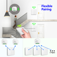 Interrupteurs à télécommande 433 MHz, émetteur mural 1 canal, 10A DC12-48V, interrupteur d'éclairage pour lampe LED