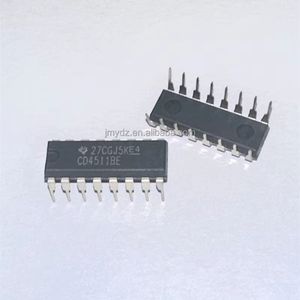 ไอซีตัวแบ่งเวลา CD4511BE CD4511 ชิปไอซี CD4511BE DIP16 CD4511 - Product Image 2