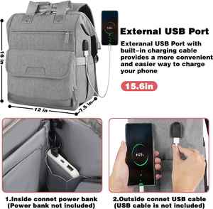 Custom Logo Polyester Laptop Rucksack with Ample Storage Perfect As a <b>Computer</b> <b>Bag</b> for Commuting and Trips - Product Image 6