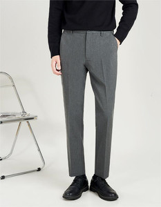 Vente chaude pantalons décontractés pour hommes pantalons drapés coupe ajustée pour hommes pantalons de costume d'affaires pour hommes - Product Image 3