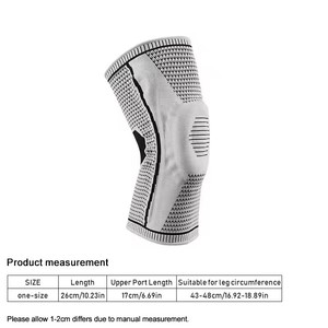 Rodilleras de compresión de <span class=keywords><strong>menisco</strong></span> resistentes con soporte <span class=keywords><strong>medial</strong></span> rotuliano para deportes como baloncesto correr incluye protección para el codo - Product Image 5