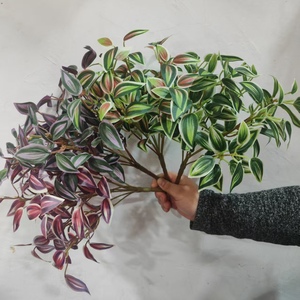 Plantes artificielles suspendues de 32 cm à <span class=keywords><strong>feuilles</strong></span> vertes pour la décoration de la maison et du bureau, <span class=keywords><strong>feuilles</strong></span> vertes artificielles - Product Image 5