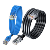 Grosir kabel Jumper ekstensi Ethernet Rj45 LAN kabel Patch jaringan UTP Cat5 Cat5e Cat6 Cat6a Cat7 Cat8