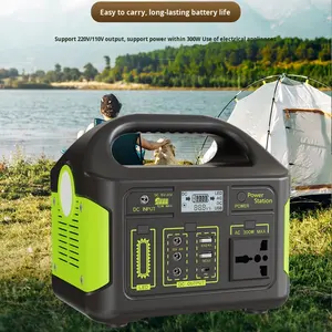 300W DC 리튬 이온 휴대용 가정용 태양광 야외 파워뱅크 UPS 에너지 저장 비상 전원 공급 장치 - Product Image 2