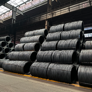 China SAE 1008/1006 5mm 5,5mm 6mm 8mm varilla de alambre de acero de alto carbono de bajo contenido de carbono para la fabricación de uñas - Product Image 1