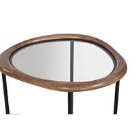 TABLE BASSE EN CRISTAL 61X50X53 NOIR