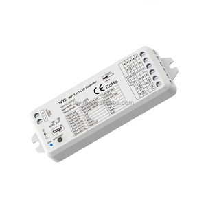 Tuya wifi 5 trong 1 <span class=keywords><strong>Led</strong></span> điều khiển WT5 12V 24V cho rgbcct <span class=keywords><strong>RGB</strong></span> RGBW CCT màu duy nhấ<span class=keywords><strong>t</strong></span> <span class=keywords><strong>LED</strong></span> dải ánh sáng 5 kênh RF 2.4 Gam <span class=keywords><strong>LED</strong></span> dimmer - Product Image 1