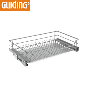 Tiroir de rangement à roulettes panier à fil rond range-panier à tirer sous les organisateurs d'armoires de cuisine - Product Image 3