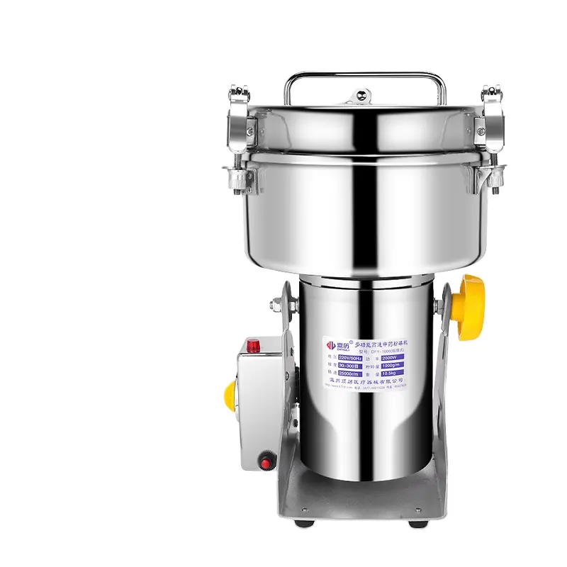Electrical swing type mini rice flour mill cassava grinder wheat flour grain milling machine
