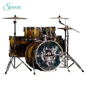 Ensemble de batterie flash diamant jaune argent série <span class=keywords><strong>X</strong></span>-<span class=keywords><strong>men</strong></span> (cymbales non incluses) - Product Image 1