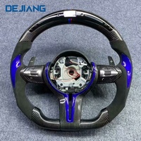 Volant en carbone forgé LED personnalisé pour BMW Série F F10 F30 F25 F16 F11 F12 F32 E70 E90 Volant en carbone