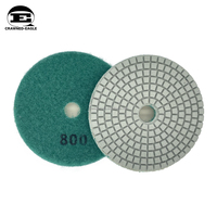 Almohadillas de pulido de diamante de alta calidad 7 Setp almohadillas de pulido de diamante de resina de 100mm disco abrasivo para mármol/granito/cuarcita