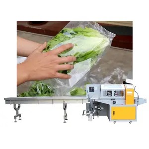 Factory Direct Pillow Packing Machine For Lettuce Spinach Celery Vegetable Packaging Machine