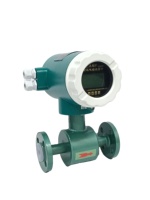 Medidor de Flujo Electromagnético Anjun AMF DN15 0.32-3.2 M3/h Precisión +/-0.5% Conexión de Brida Electrodo de Titanio Revestimiento F4 Ácido/Alcalino