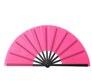 Grand ventilateur à claquer 13 pouces Poignée noire Sublimation Blanks Fan 33CM Polyester Plastique Tissu Pliant Clacking Hand Fan NP7248 - Product Image 5