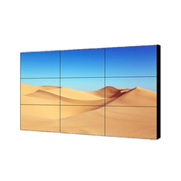 Panel de Video Wall LCD para Interiores, Matriz de Pantallas sin Costuras de 1.8mm, Pantalla de Bienvenida 3x3 para Educación y Uso en Ascensores