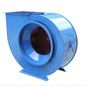 Centrifugal Fan Steel Duct Fan 380 V Ac Motor Blue Industrial Use - Product Image 3