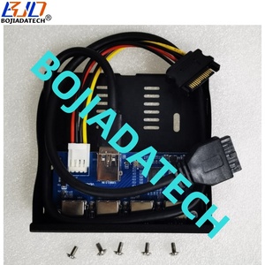 3.5 "panneau avant de baie de lecteur de <span class=keywords><strong>disquette</strong></span> avec connecteur USB 3.0 Type-A 4*5Gbps pour boîtier d'ordinateur PC en Stock - Product Image 5