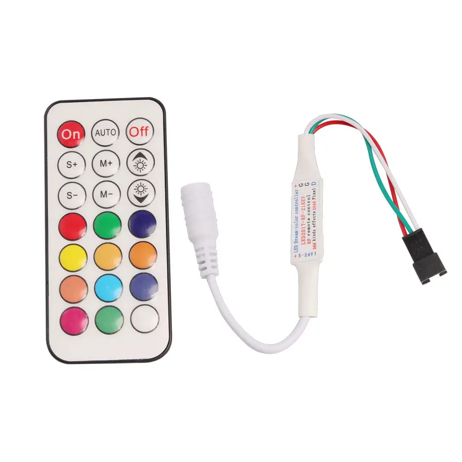 14 Key DC 5V 12V RGB Wireless Remote Controller RF LED RGB Remote Controller WS2812 WS2811 Color For LED Light Strip