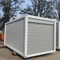 Conteneur de stockage mobile moderne préfabriqué en panneaux sandwich, usine mobile, garage et abris de jardin prêts à l'emploi