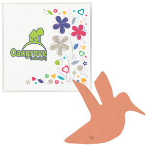 Busta di Semi Personalizzata a Forma di Colibrì, Regalo Naturale e Vibrante per Giardino e Esterni - Product Image 1