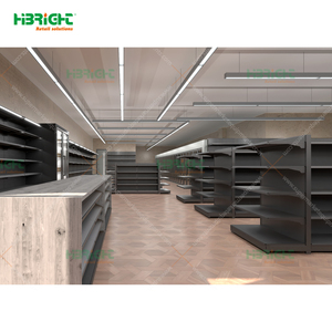 Standard Grocery Aisle Setup: Double-sided Racks, Integrated Cooling, and <b>Baskets</b> - Product Image 6